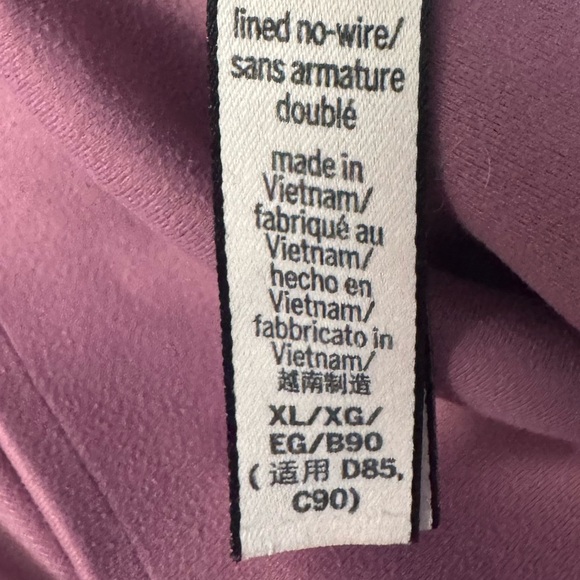 VS freedom cloud square neck bra Size XL mauve - Picture 3 of 3